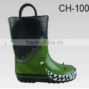 Fancy Crocodile Designer Rubber Boots for Kid thumbnail-1