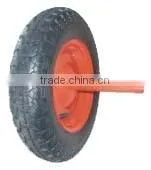 High Quality Wheelbarrow Rubber Wheel 400-8 PU thumbnail-6