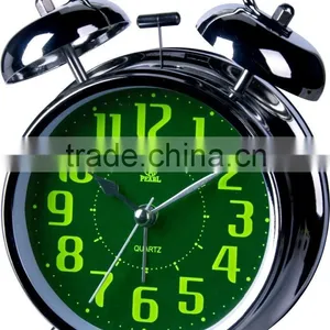 Pearl Mini Metal Bell Alarm Clock PT257 thumbnail-2