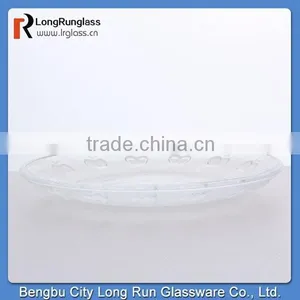 Longrun Hot New Products for 2015 187g High White Glass Material Glass Fruit Plate,custom Colorful Glass Plate Wholesale Price thumbnail-1