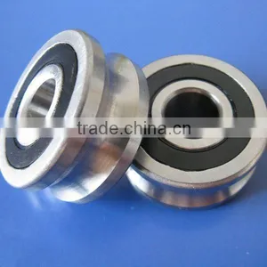 SG25 Bearings 10 mm DW x 8 mm ID U Groove Track Roller Bearing thumbnail-1
