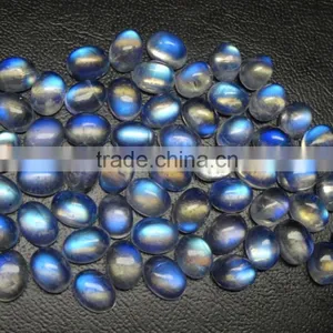 Natural Gemstone Type and Rainbow Moonstone Gemstone Material Cabchon Rainbow Moonstone thumbnail-4