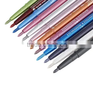 12Pcs/set Fashion Vivid Color Glitter Liner Eye Shadow Eyeliner Pencil Pen 2 in 1 Cosmetic Makeup Tool thumbnail-1