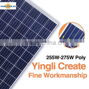 Yingli China Manufacturer 220v 255w 260w 265w 270w 275w Solar Panel thumbnail-1