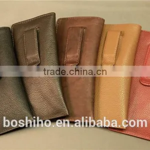 Customized Design Premium Leather Eyeglass /Personlized Glasses Case With CLIP thumbnail-1