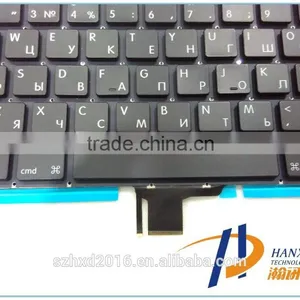 100% NEW Original Keyboard for Macbook 13 Inch RU Version A1278 With Backlight thumbnail-2