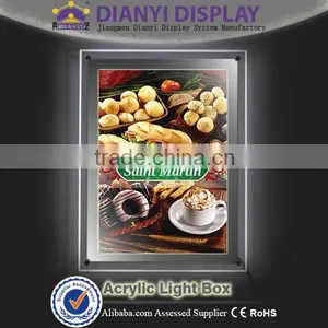 Advertising Product Acrylic Led Light Box Crystal Solar Led Display thumbnail-1