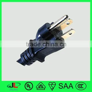 Japan 110v Plug,3 Pin 13 Amp Electrical Plug With 3 Core Power Wire Cord thumbnail-1