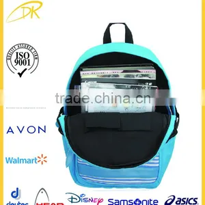 2016 Kahaki Green Unisex's Fashion Striped Backpack, Despicable me Minion School Bag Backpack thumbnail-2