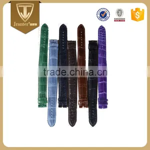 Mens 18mm Width Crocodile Leather Watch Band thumbnail-5