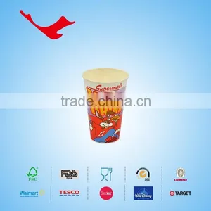 9oz(high) PE Coated Single Wall Disposable Paper Cups With Printing thumbnail-2