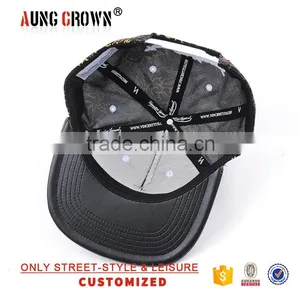 Newest Embroidery 5 Panel Snapback Cap thumbnail-6