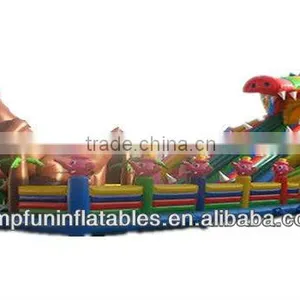 Inflatable Dinosaur Fun City Inflatable Crocodile Slide thumbnail-1