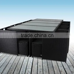 Outdoor Poly Rattan Furniture Cube Set, Vietnam High Quality Poly Rattan thumbnail-2