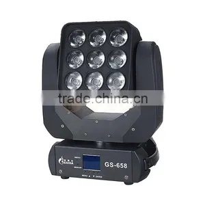 9pcs LED Professional Dj LED Stage Wash Light thumbnail-1