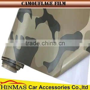 Camouflage Alligator Skin Vinyl Air Channel Camouflage Vinyl Rolls Wholesale thumbnail-4