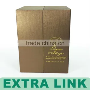 Luxury Cardboard Style Wine Bottle Pack Box,Wholesale Cardboard Wine Boxes,Packaging Boxes Custom Logo thumbnail-1