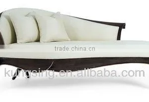 Wood Frame Chaise Lounge Sofa thumbnail-1