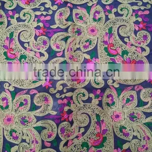 Chain Stitch Embroidery Fabric thumbnail-1