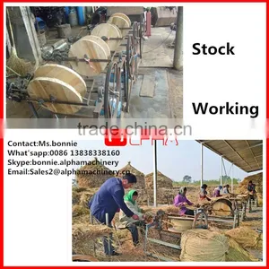 Neweek Farm Use Electric Semi-automatic Straw Rope Braiding Making Machine thumbnail-4