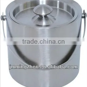 NEW 3L Double Wall Stainless Steel Wine Ice Bucket thumbnail-2