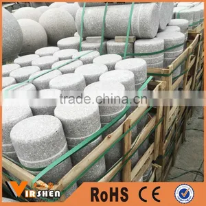 Natural Granite Car Parking Stone Road Barrier Ball Car Stop Stone thumbnail-1