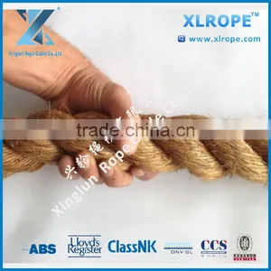 XLROPE Natural Fiber Rope 3strand 28mm Manila/Sisal Rope thumbnail-4