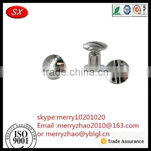 Customized Nickel Plated Chicago Screws Replacement 2 Pack thumbnail-1