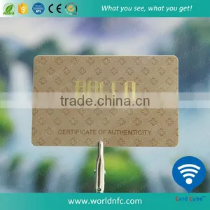Plastic Gold Foil Business Cards thumbnail-1