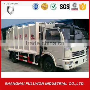 Chinese Famous Brand Dongfeng 8 Cubic 4*2 Garbage Truck for Sale thumbnail-1