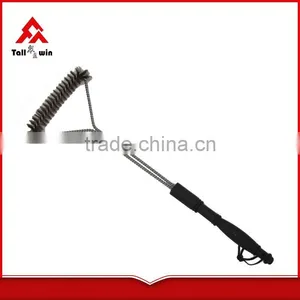 Multifunctional Long PP Handle Copper Wire Bbq Grill Cleaning Brush thumbnail-4