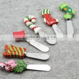 Christmas Design Loverly Polyresin Butter Knife thumbnail-1