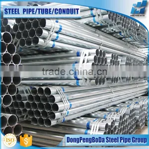Q345b 29.54mm Cold Rolled Round Pre Galvanized Steel Tube thumbnail-1