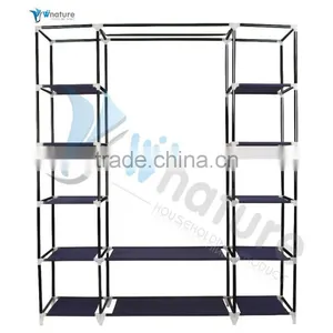 Folding Fabric Wardrobe, Portable Wardrobe for Bedroom,canvan Wardrobe thumbnail-1