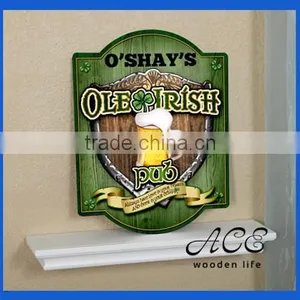 Personalized Pub Sign MDF Sign for Bar UV Printing on Wood thumbnail-1