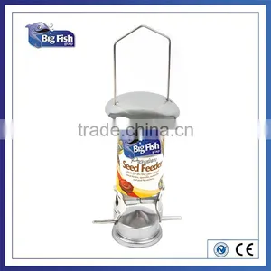 Hight Quality Small Seed Metal Hanging Bird Feeder for Garden Decoration ,Modern Brief Fat Ball Hanging Metal Bird Feeder thumbnail-1