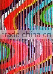 High Quality Best Selling Bamboo Door Curtain With Pop Art in Viet Nam thumbnail-1