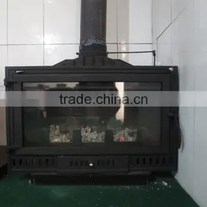 15KW Large Antique Cast Iron Wood Burning Fireplace Inserts HS-X9L thumbnail-2