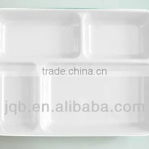 Square Melamine Mess Tray With Cover thumbnail-1