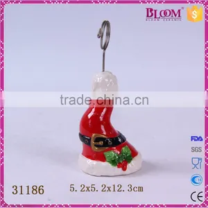 Christmas Hat Decoration Ceramic Name Card Holder thumbnail-1