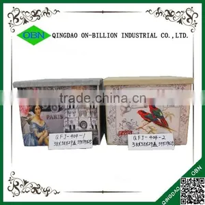 Home Fabric Canvas Storage Bin thumbnail-2