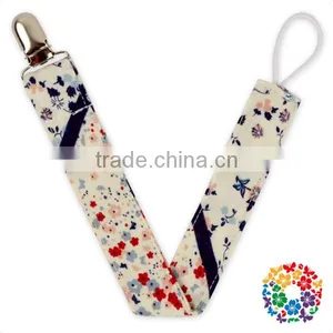 New Arrival Baby Boys Cheap Pacifier Clips Teething Sooner Holder Cotton Pacifier Holder Clip thumbnail-6
