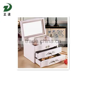 Earring Jewelry Box Storage Organizer (White) thumbnail-5