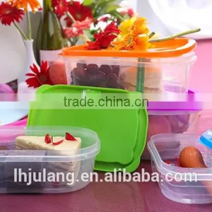 BPA-Free Useful Plastic Food Container Set With Lid/5pcs Plastic Food Container Set With Lid thumbnail-3