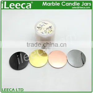 Wholesale Natural Stone Pink Marble Candle Holders thumbnail-1