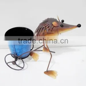 Adorable Metal Hedgehog Ornament thumbnail-1