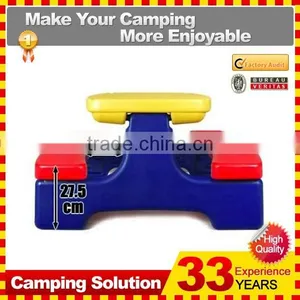 NEW Outdoor Indoor Plastic Kids Group Team Play Folding Table Chair Bench Set Ages 3+ thumbnail-5