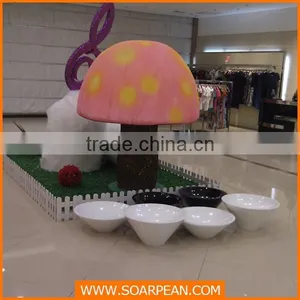 Home Decorative Fiberglass Corner Flower Pot thumbnail-1