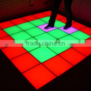 New Style Abundant 16 Colors Change Plastic Square LED Floor for Club/ Pub/ Home/ Hotel Occasion thumbnail-3