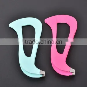 Customized Processing Specifications, Eyebrow Clip, Oblique Mouth, Flat Tweezers, All Kinds of Color Customization thumbnail-2